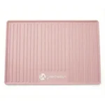 Extra Thick Waterproof Silicone Mat with Raised Edge Bar