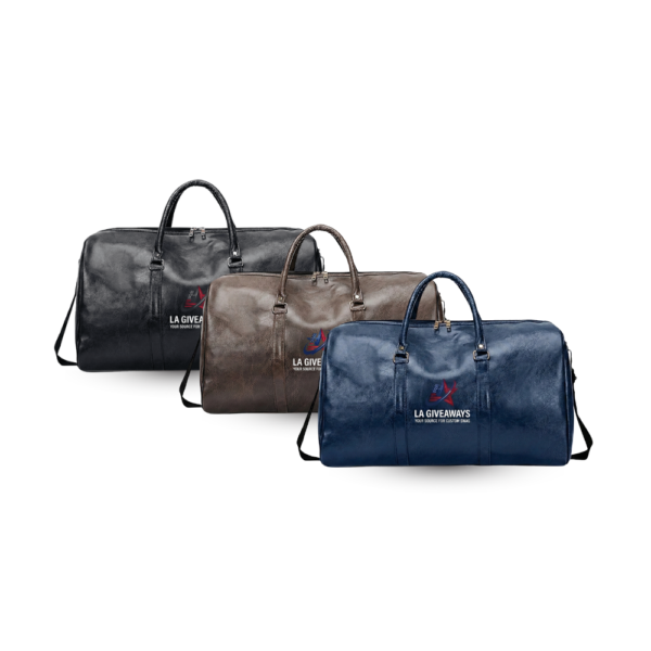 Sport Pu Leather Gym Duffle Travel Bag