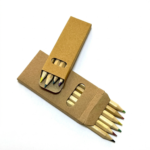 Mini Colored Pencil Set With Logo Printed Paper Colour - Image 4