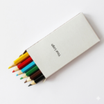 Mini Colored Pencil Set With Logo Printed Paper Colour - Image 3