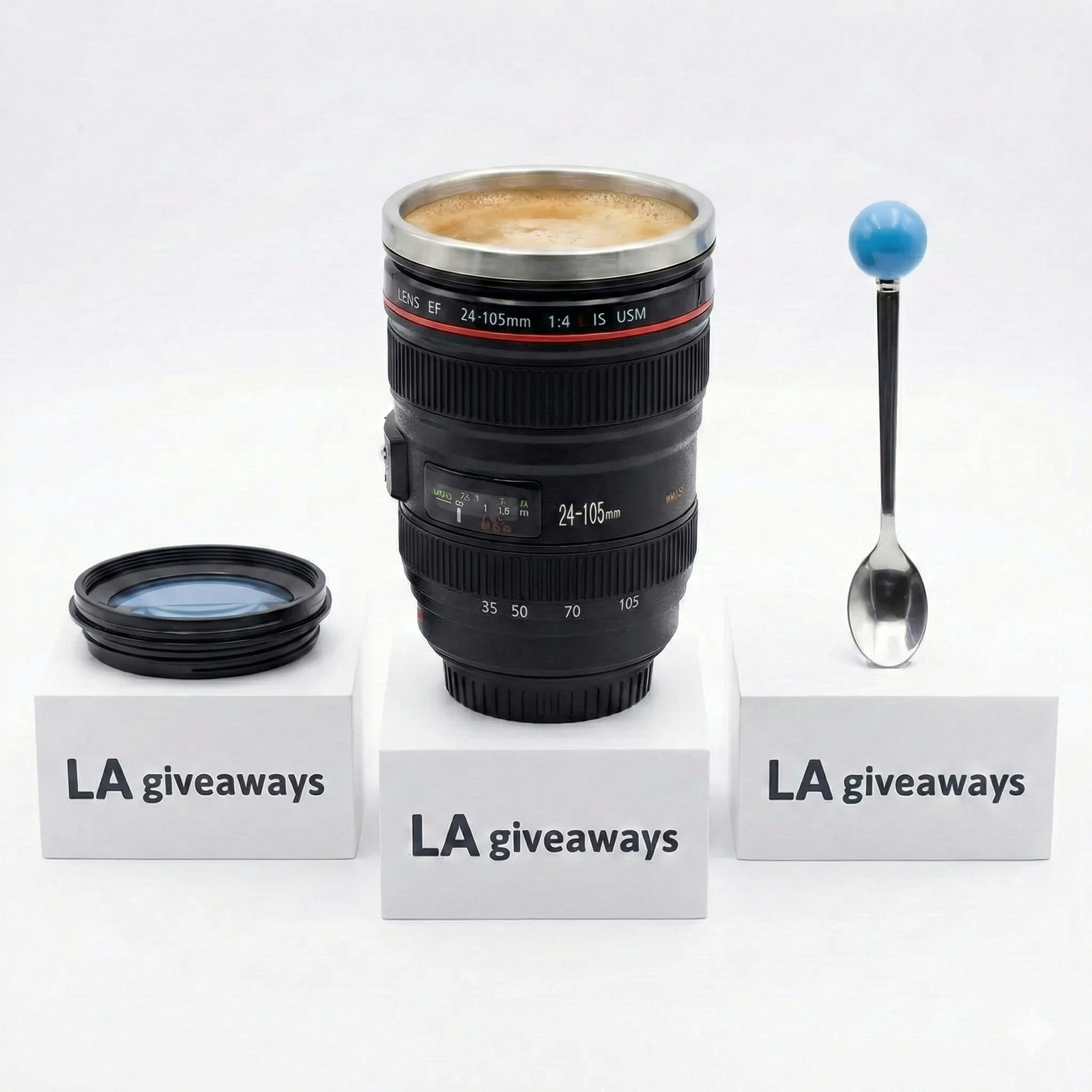 DW-MUG-SAM-04 (3) Camera Lens Style Insulated Coffee Mug for Photographers Pro