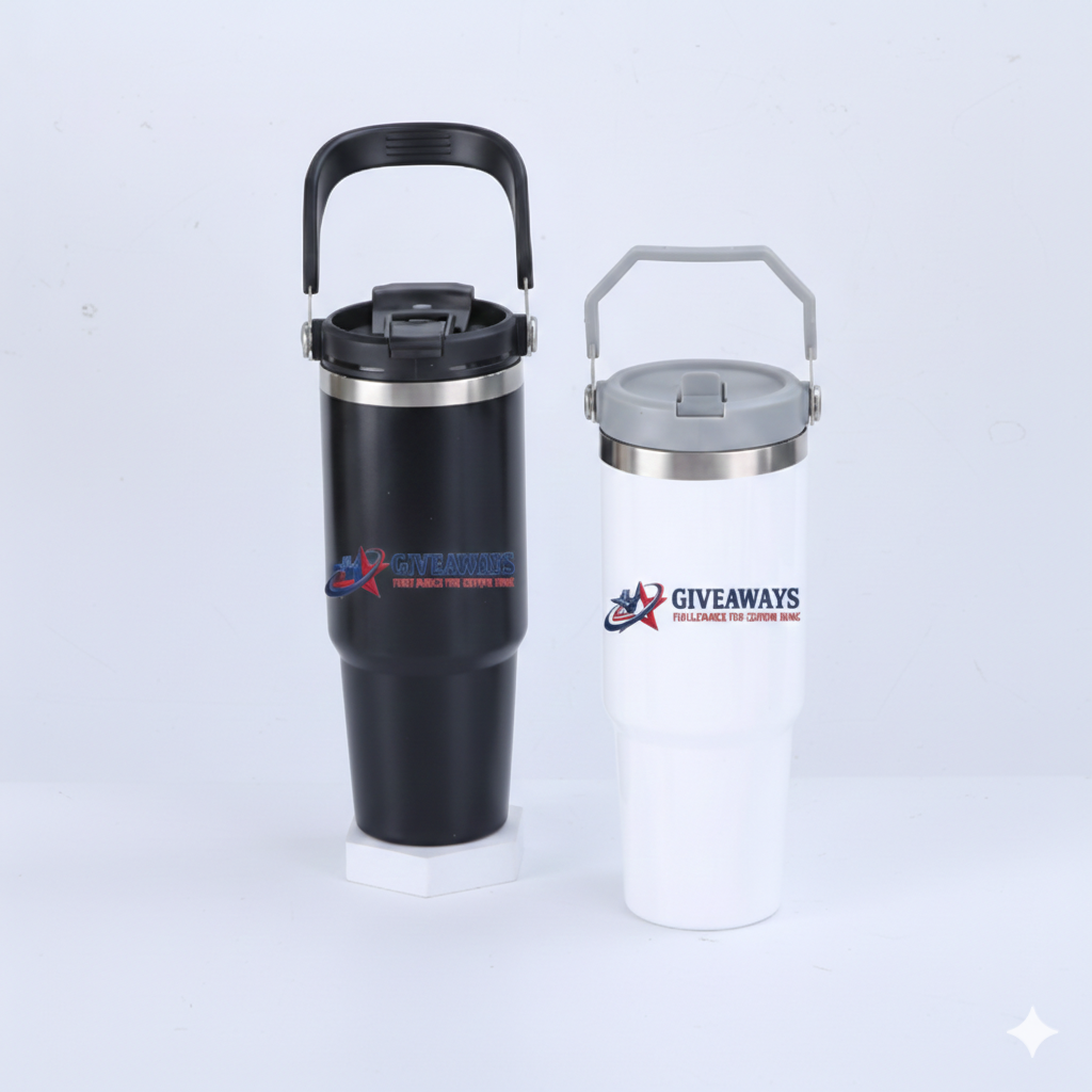 DW-mug-Esh-10 Custom Vacuum Coffee Cup Business Gifts Stainless Steel Mug - Image 1