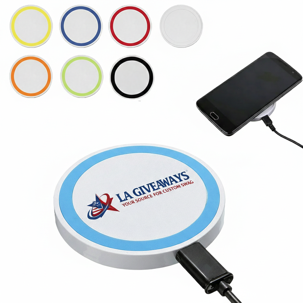 ET- Ch -UZA-01 1 Puck Round Wireless Charging Pads(Electric) - Image 1
