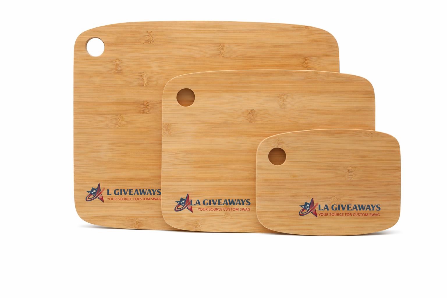 HG-CB-UZA-01 1 Custom Large Bamboo Cutting Board - Image 1