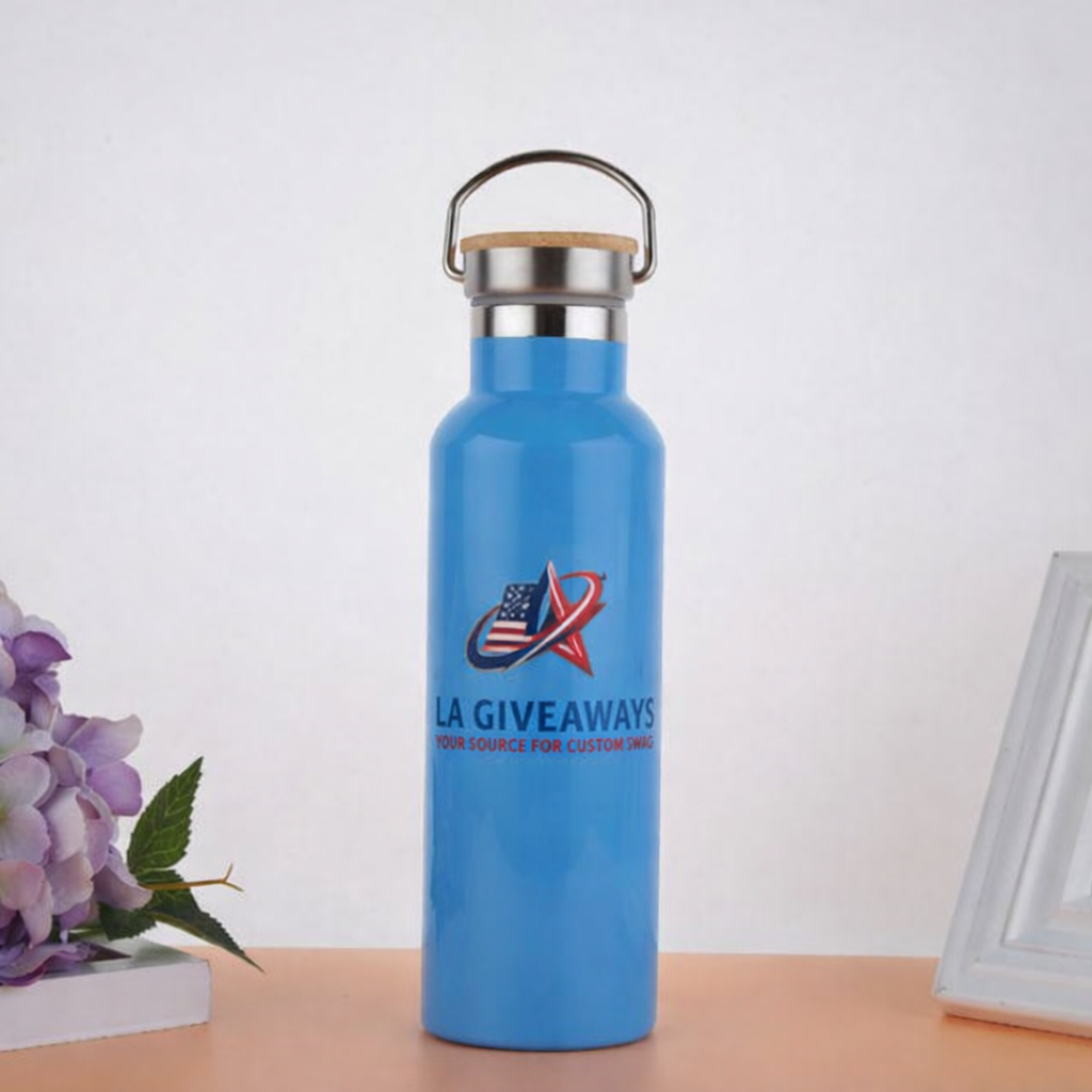 HG-SST-UZA-02 1 Custom Logo 500ml/750ml/1000ml Double Wall Stainless Steel V - Image 1