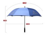 62 Inch Large Oversize Windproof Umbrella with custom logo - Image 4