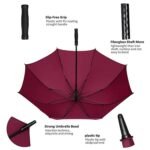 62 Inch Large Oversize Windproof Umbrella with custom logo - Image 3