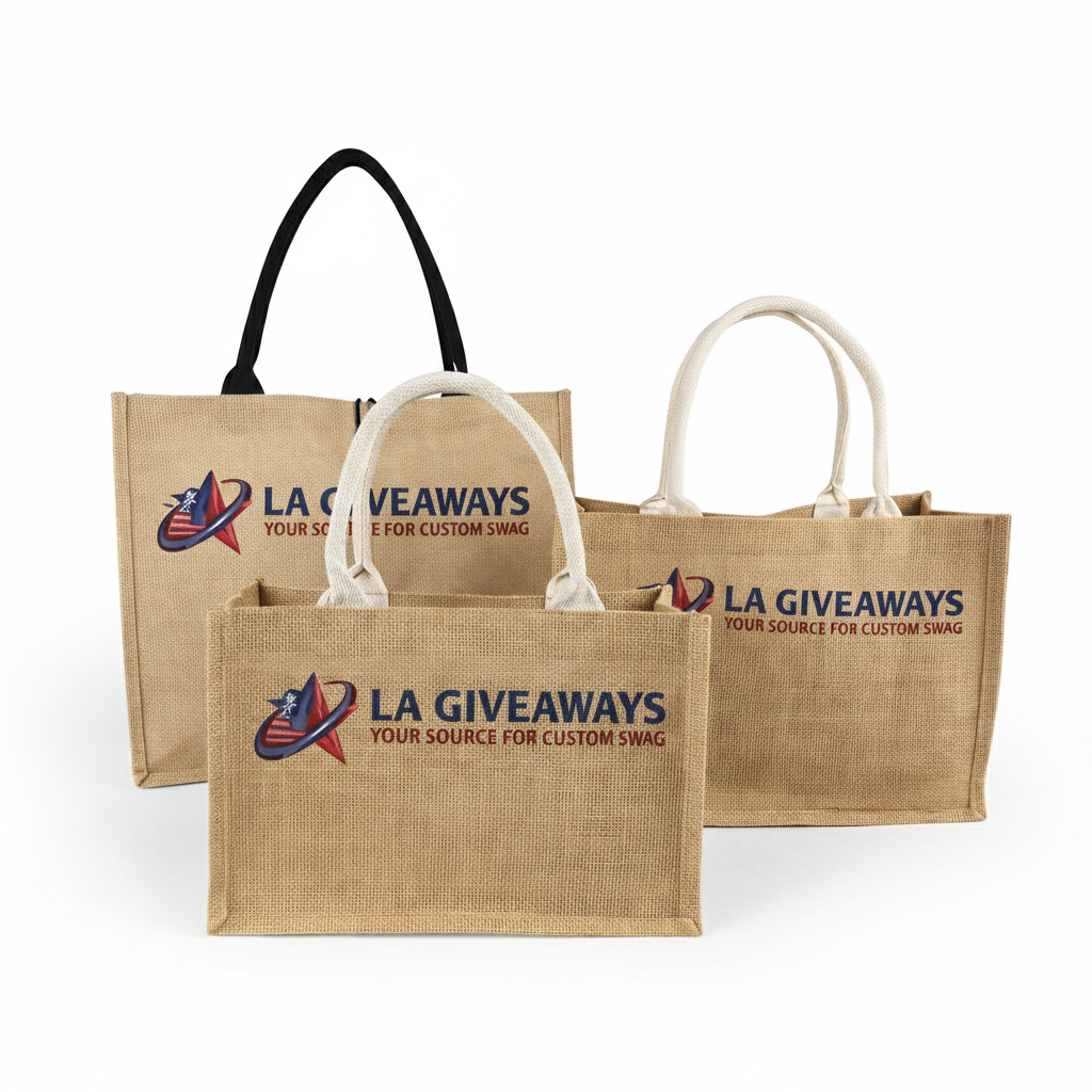 LBC-SB-UZA-01 1 Custom Designer Eco Friendly Design Jute Bag - Image 1