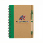 Eco-Inspired Spiral Notebook & Pen