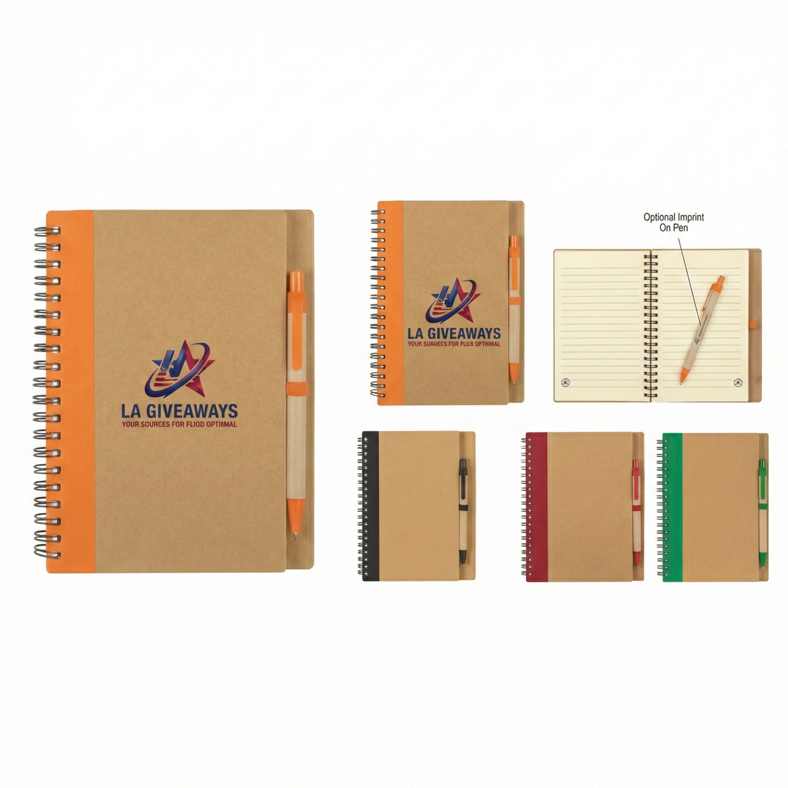 NB-SNB-SAM-03 (5) Eco-Inspired Spiral Notebook & Pen