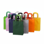 Printed Logo Kraft Paper Food Packaging Takeaway Gifts Bags - Image 6