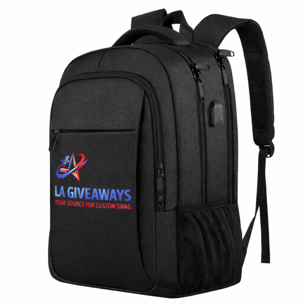 Waterproof Polyester Backpack With USB Port