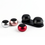 Electroplating Metal Wireless Round Mini Bluetooth Speaker