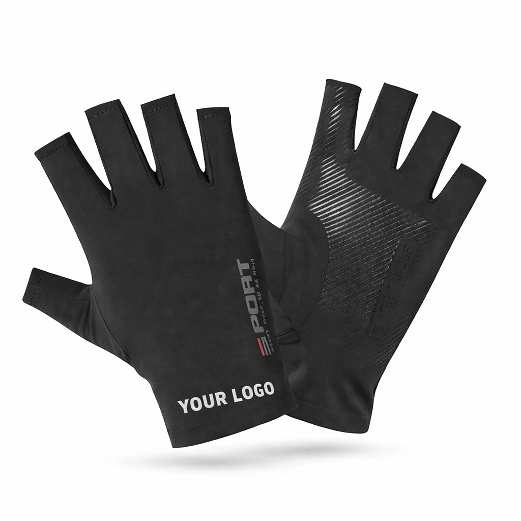 HG-Glv-Esh-04 (2) Unisex Half Fingers Gloves Outdoor Summer Customised - Image 1