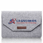 Custom Sustainable Laptop Sleeve Felt Cosmetic Bag