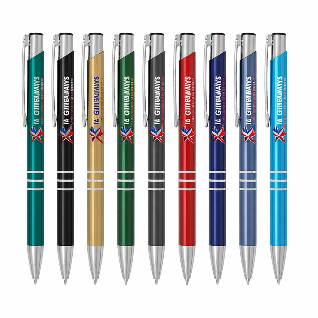 OS-PEN-SAM-06 (2) Custom Engraved Metal Retractable Pen