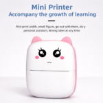 Mini Label Mobile Phone Photo Printer Records QR Code