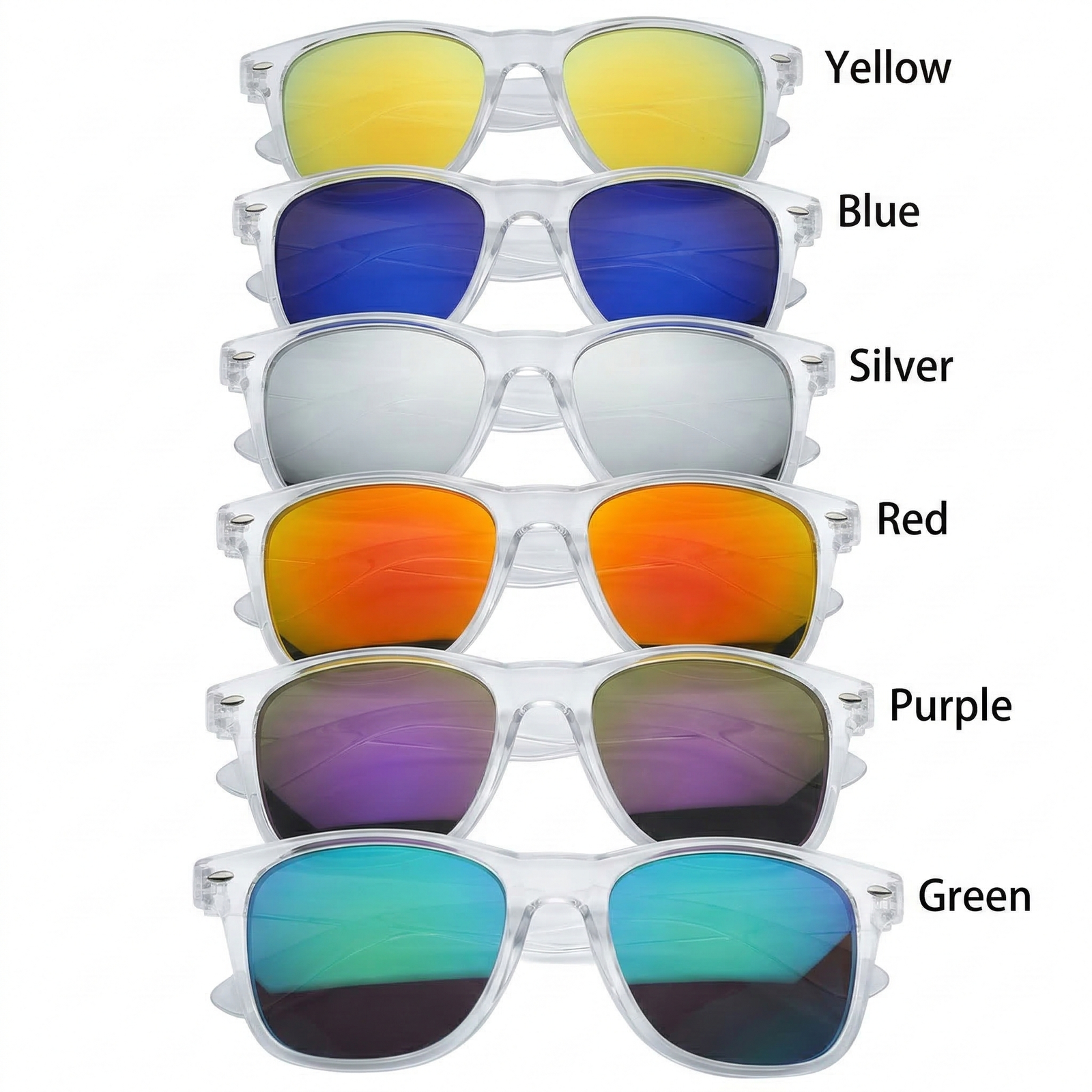 SG-SG-SAM-01 (1) Risky Business Sunglasses - Clear