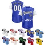 Stripe Baseball Jersey Button - Image 8