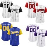Stripe Baseball Jersey Button - Image 7
