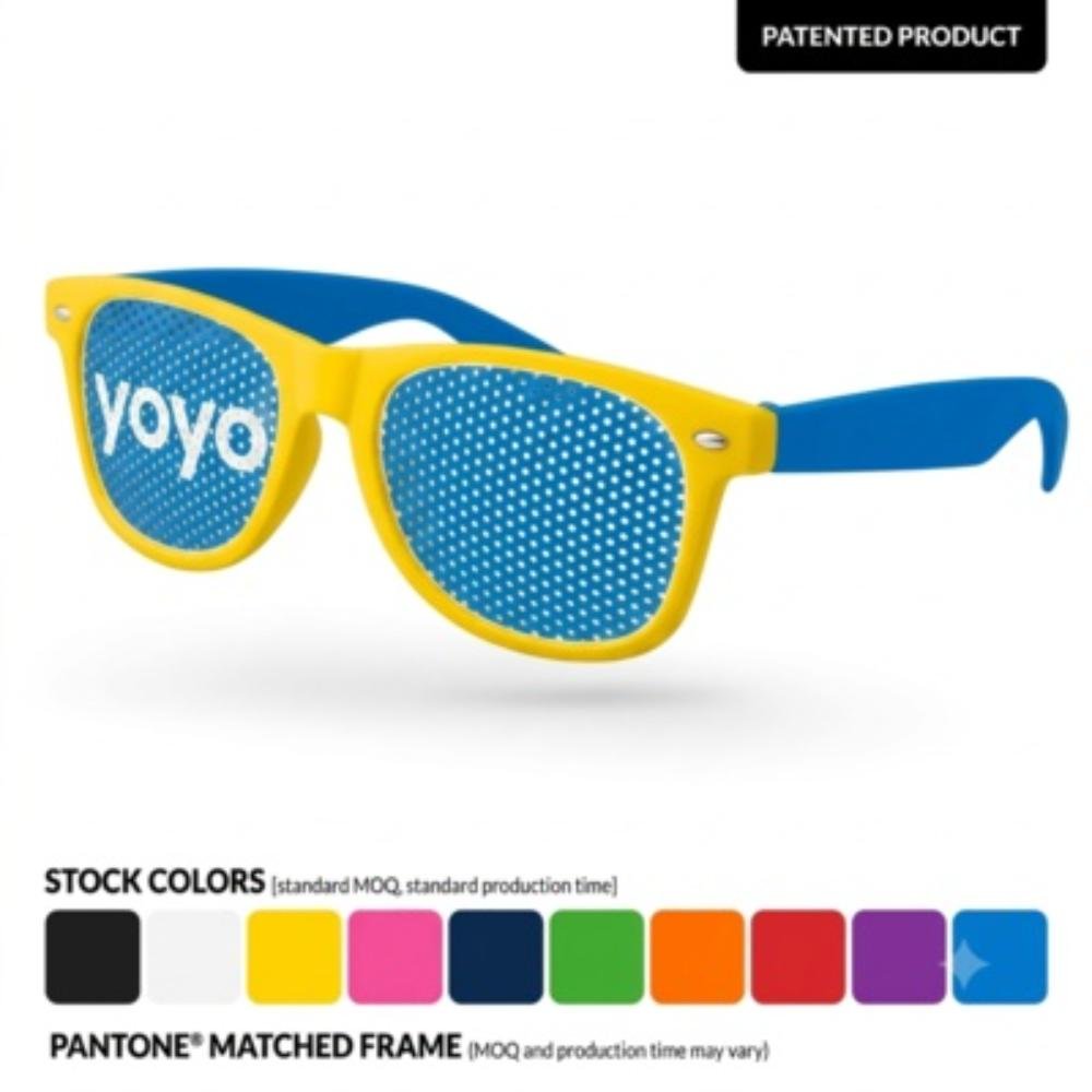 EW-SUN-SAM-10 PIN HOLE SUNGLASSES - Image 1