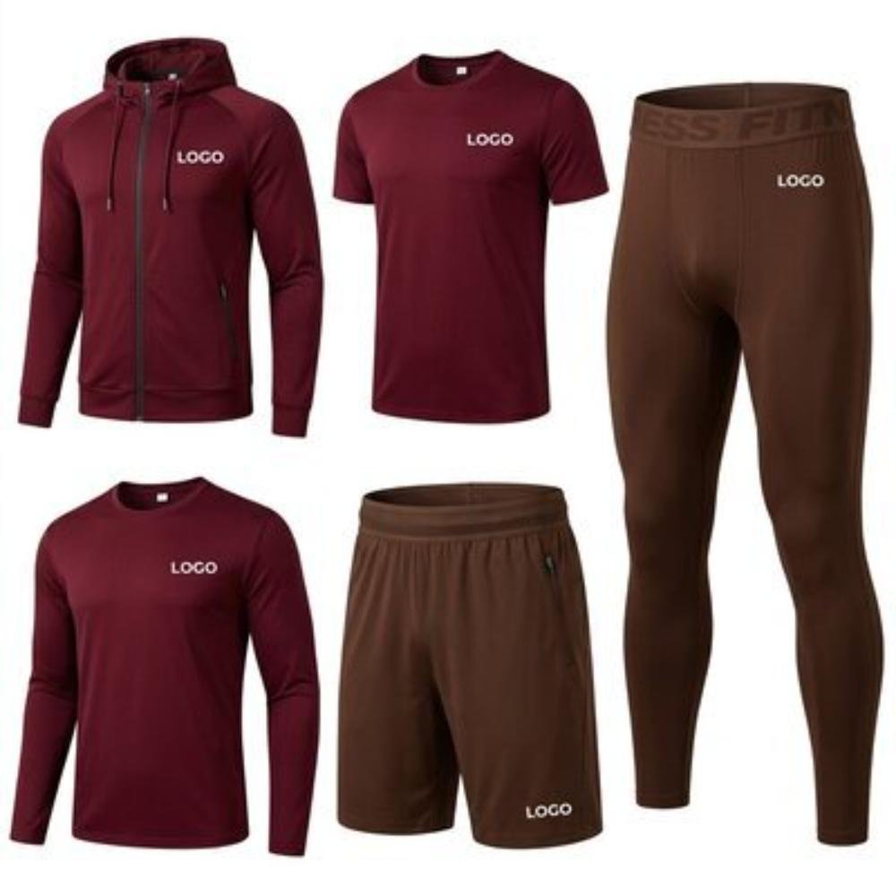 SW-SHIRT-ESH-05 Running Suit Marathon Clothes Sportswear Set - Image 1