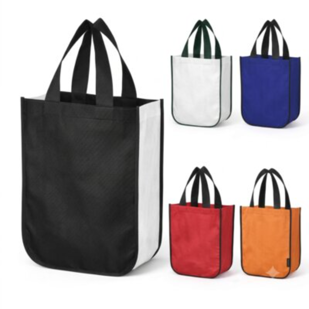 TB-BAG-ESH-05 LOLA LAMINATED NON-WOVEN SHOPPER TOTE BAG. - Image 1