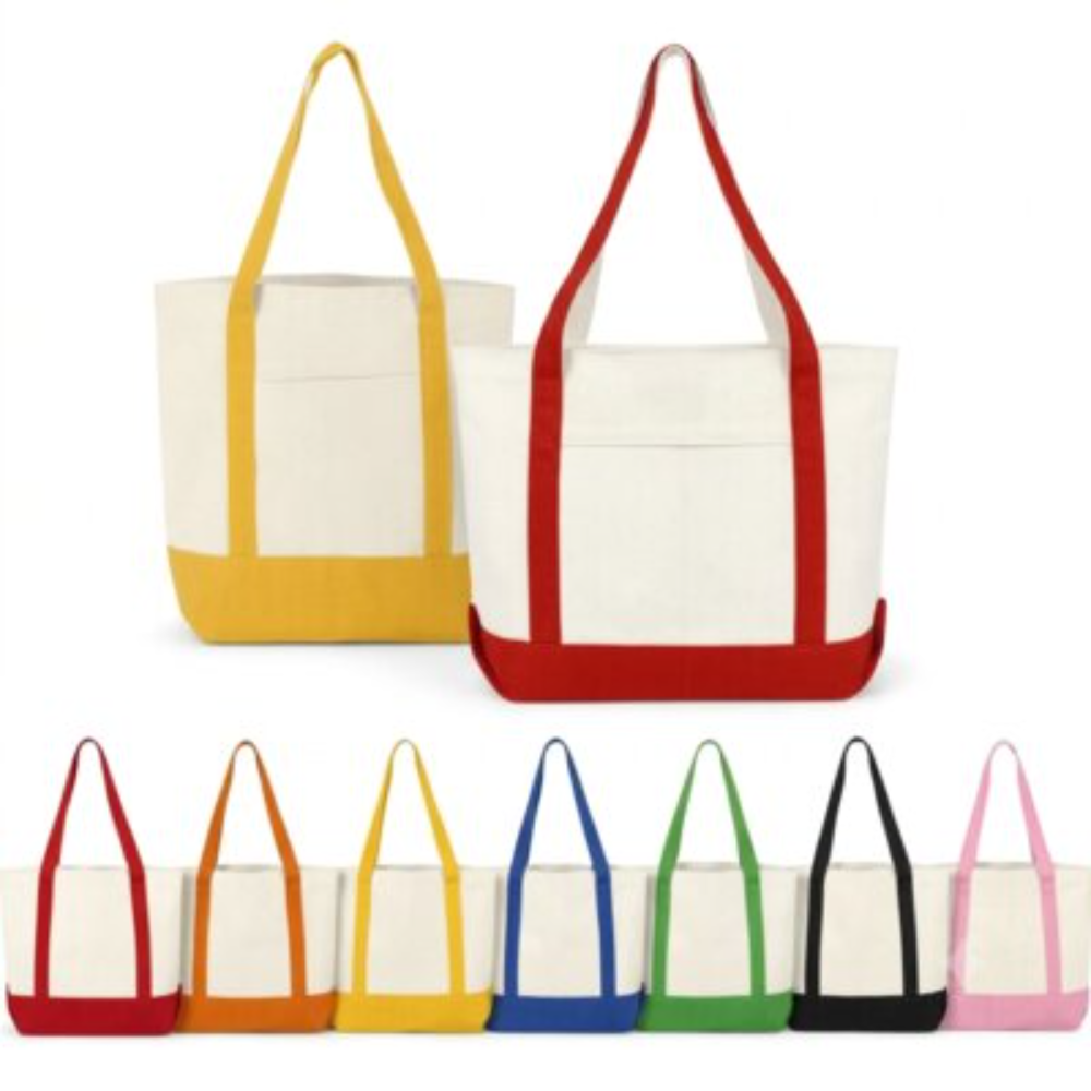 TB-BAG-ESH-15 CANVAS TOTE BAG with Pockets. - Image 1